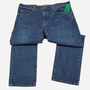 L.L.Bean men’s standard fit blue denim jeans in size 36x30